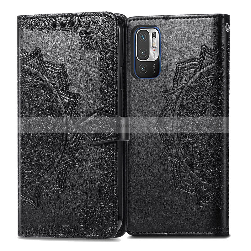 Leather Case Stands Fashionable Pattern Flip Cover Holder for Xiaomi POCO M3 Pro 5G