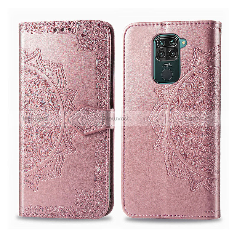 Leather Case Stands Fashionable Pattern Flip Cover Holder for Xiaomi Redmi 10X 4G