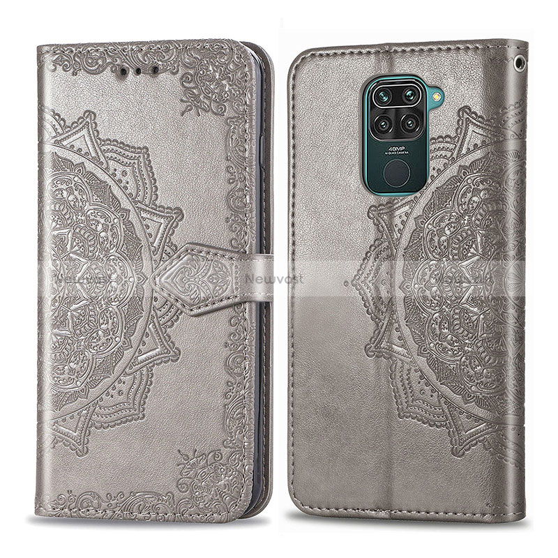 Leather Case Stands Fashionable Pattern Flip Cover Holder for Xiaomi Redmi 10X 4G