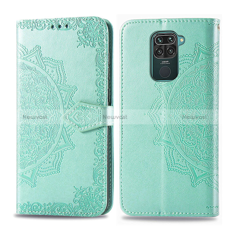 Leather Case Stands Fashionable Pattern Flip Cover Holder for Xiaomi Redmi 10X 4G