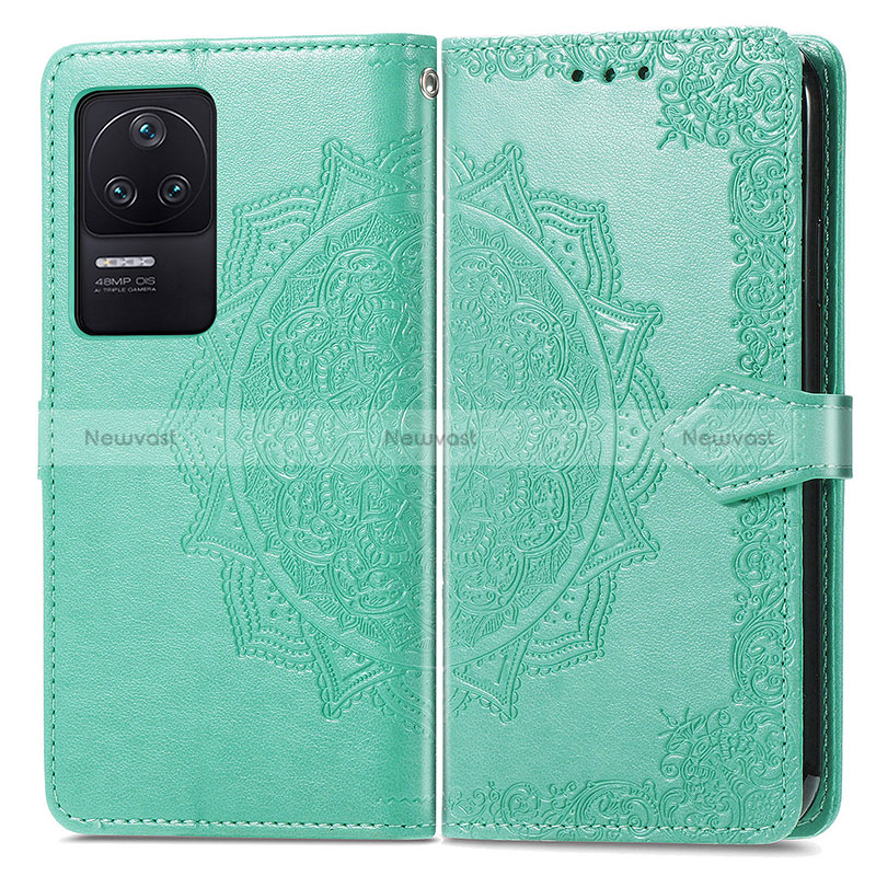 Leather Case Stands Fashionable Pattern Flip Cover Holder for Xiaomi Redmi K40S 5G