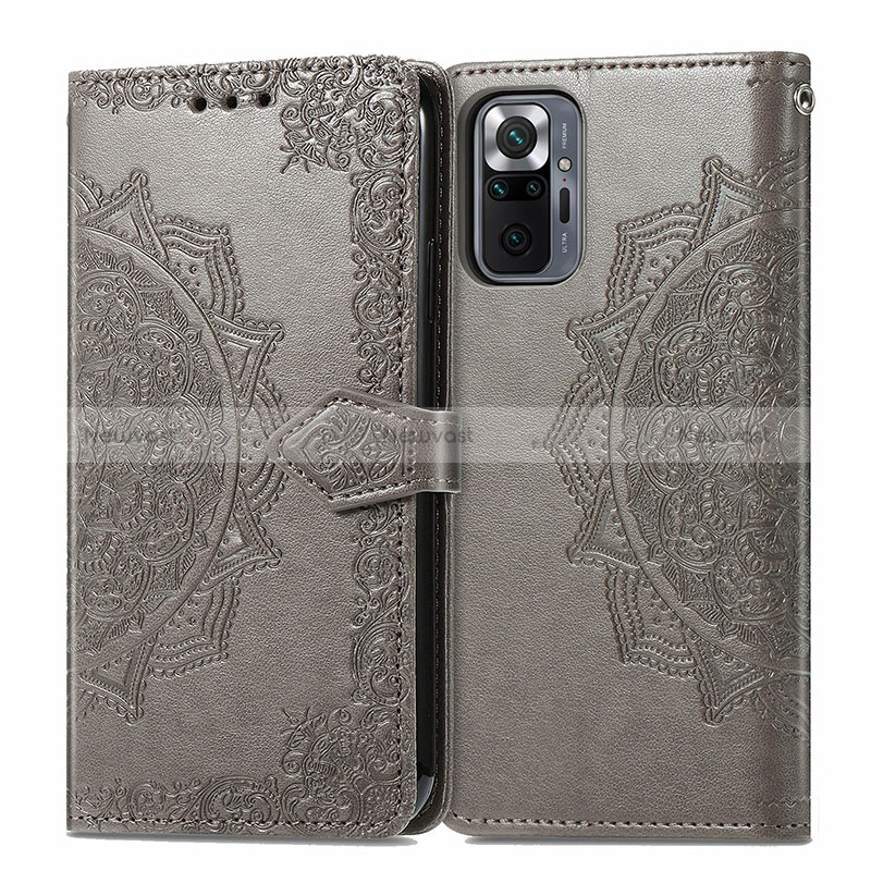 Leather Case Stands Fashionable Pattern Flip Cover Holder for Xiaomi Redmi Note 10 Pro Max