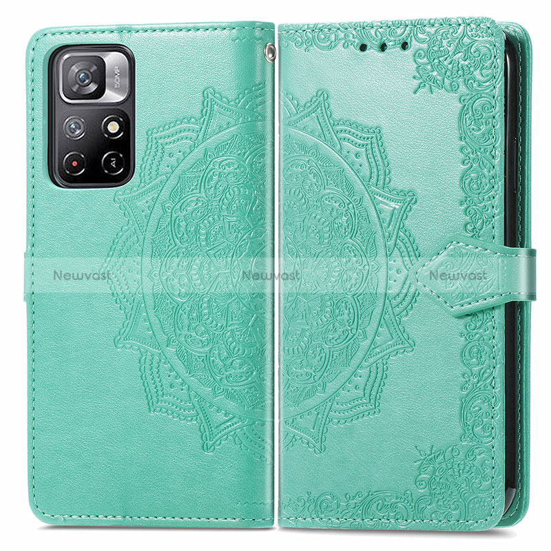 Leather Case Stands Fashionable Pattern Flip Cover Holder for Xiaomi Redmi Note 11 5G