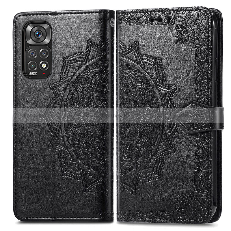 Leather Case Stands Fashionable Pattern Flip Cover Holder for Xiaomi Redmi Note 11 Pro 4G