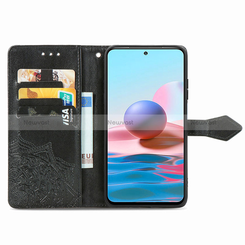 Leather Case Stands Fashionable Pattern Flip Cover Holder for Xiaomi Redmi Note 11 SE India 4G