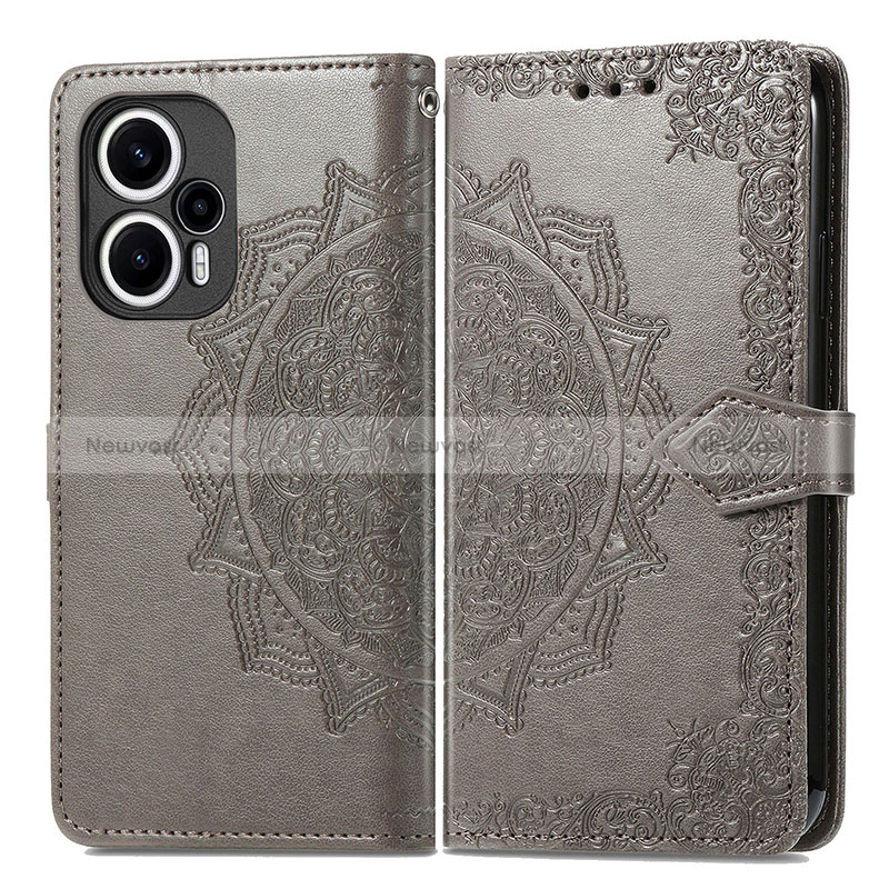 Leather Case Stands Fashionable Pattern Flip Cover Holder for Xiaomi Redmi Note 12 Turbo 5G