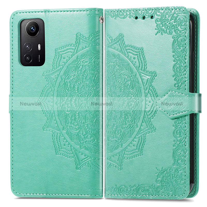 Leather Case Stands Fashionable Pattern Flip Cover Holder for Xiaomi Redmi Note 12S