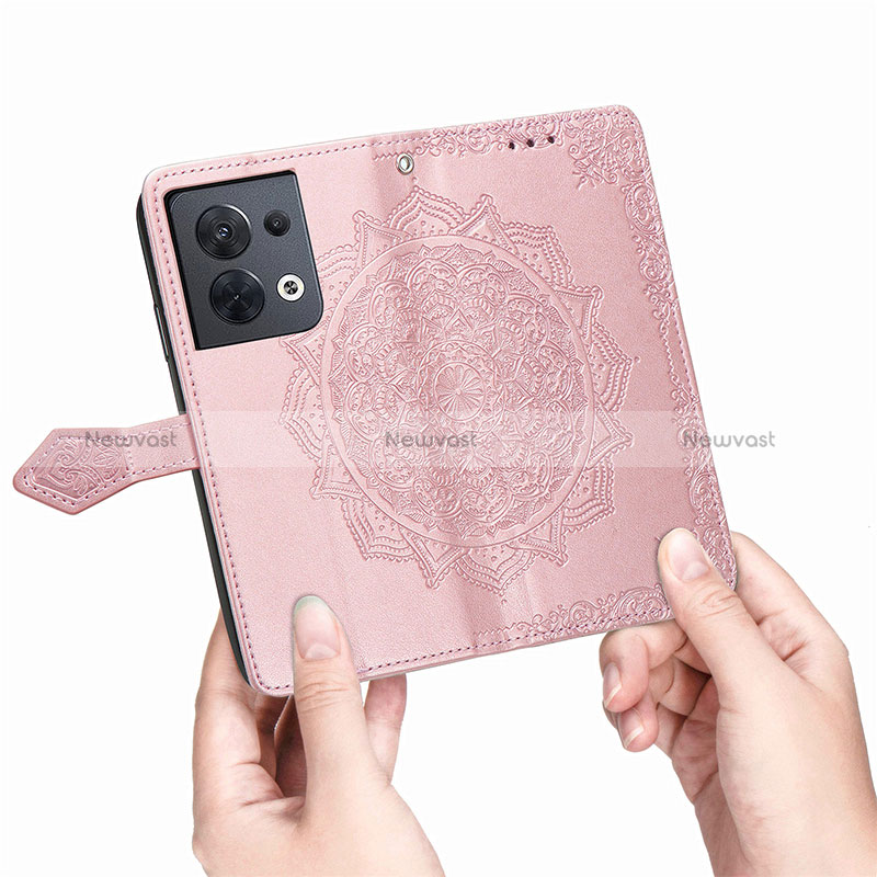 Leather Case Stands Fashionable Pattern Flip Cover Holder for Xiaomi Redmi Note 13 5G