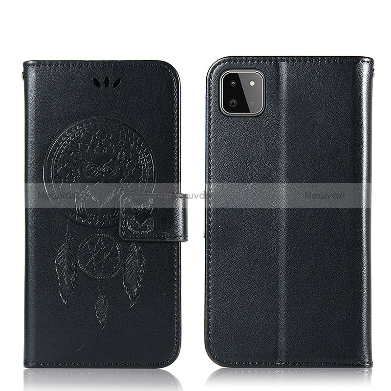 Leather Case Stands Fashionable Pattern Flip Cover Holder JX1 for Samsung Galaxy A22 5G