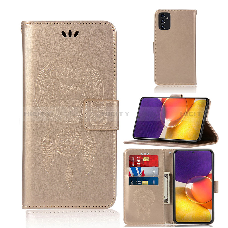 Leather Case Stands Fashionable Pattern Flip Cover Holder JX1 for Samsung Galaxy A24 4G