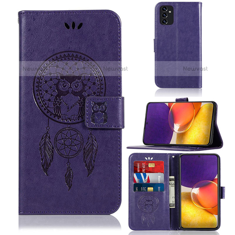 Leather Case Stands Fashionable Pattern Flip Cover Holder JX1 for Samsung Galaxy Quantum2 5G