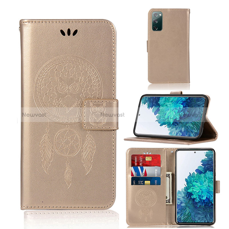 Leather Case Stands Fashionable Pattern Flip Cover Holder JX1 for Samsung Galaxy S20 FE (2022) 5G