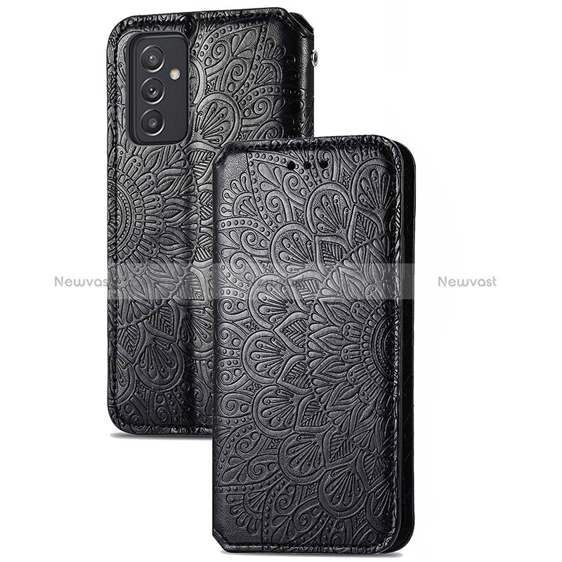 Leather Case Stands Fashionable Pattern Flip Cover Holder S01D for Samsung Galaxy A15 LTE