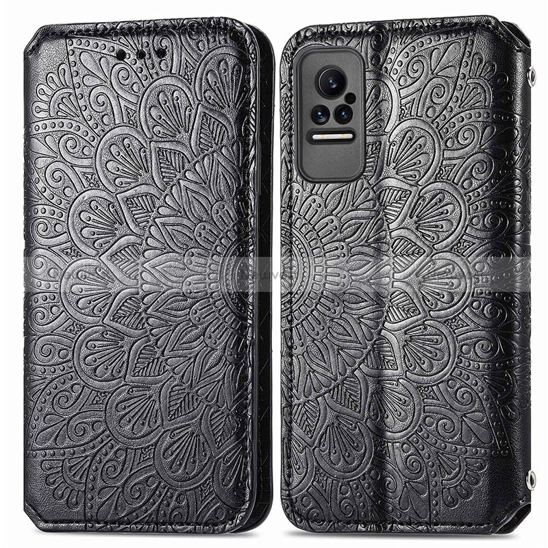 Leather Case Stands Fashionable Pattern Flip Cover Holder S01D for Xiaomi Civi 1S 5G