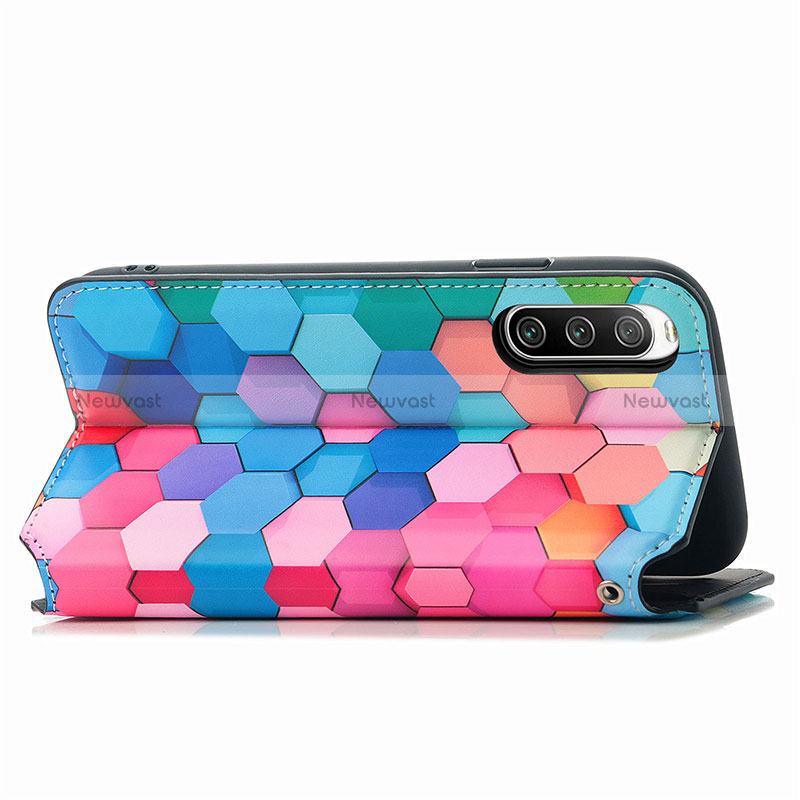 Leather Case Stands Fashionable Pattern Flip Cover Holder S02D for Sony Xperia 10 IV