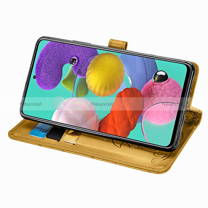 Leather Case Stands Fashionable Pattern Flip Cover Holder S03D for Samsung Galaxy M40S
