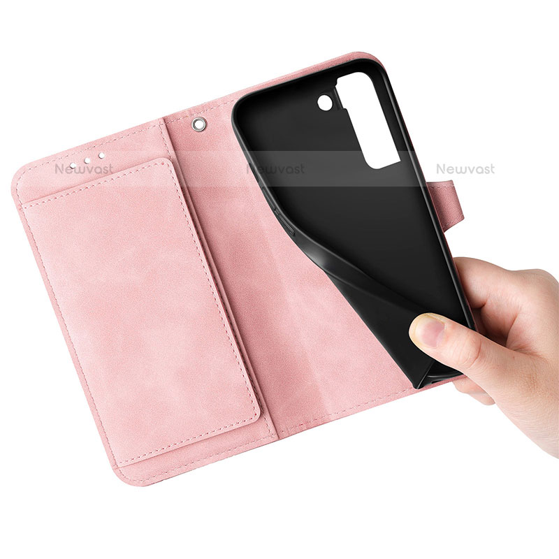 Leather Case Stands Fashionable Pattern Flip Cover Holder S03D for Samsung Galaxy S23 Plus 5G