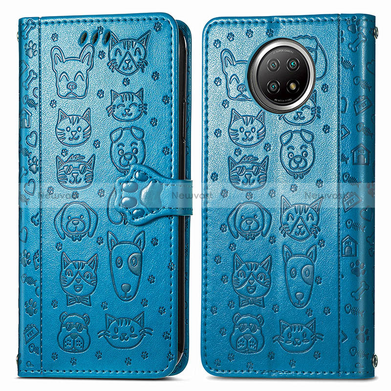 Leather Case Stands Fashionable Pattern Flip Cover Holder S03D for Xiaomi Mi 10i 5G