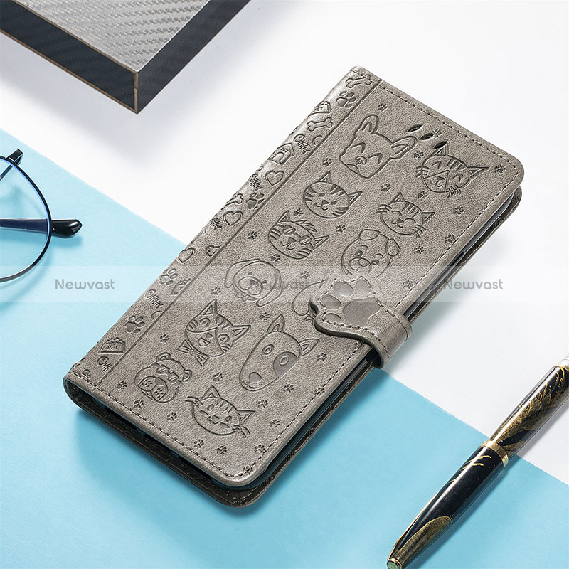 Leather Case Stands Fashionable Pattern Flip Cover Holder S04D for Xiaomi Redmi 11A 4G