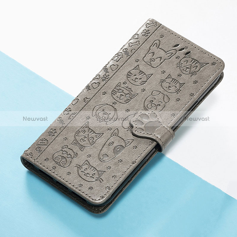 Leather Case Stands Fashionable Pattern Flip Cover Holder S05D for Huawei Enjoy 50