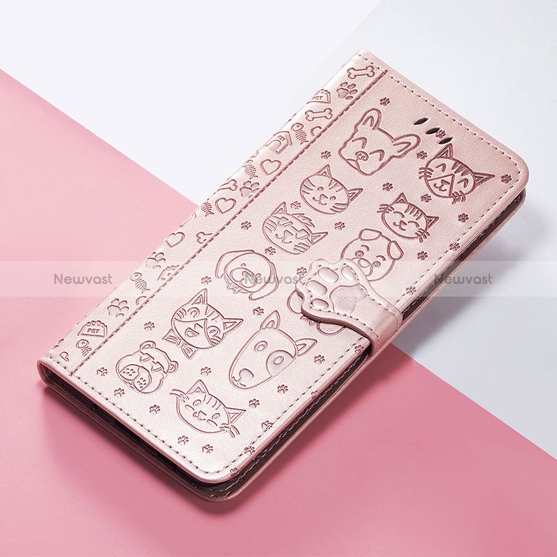 Leather Case Stands Fashionable Pattern Flip Cover Holder S05D for Huawei Enjoy 50