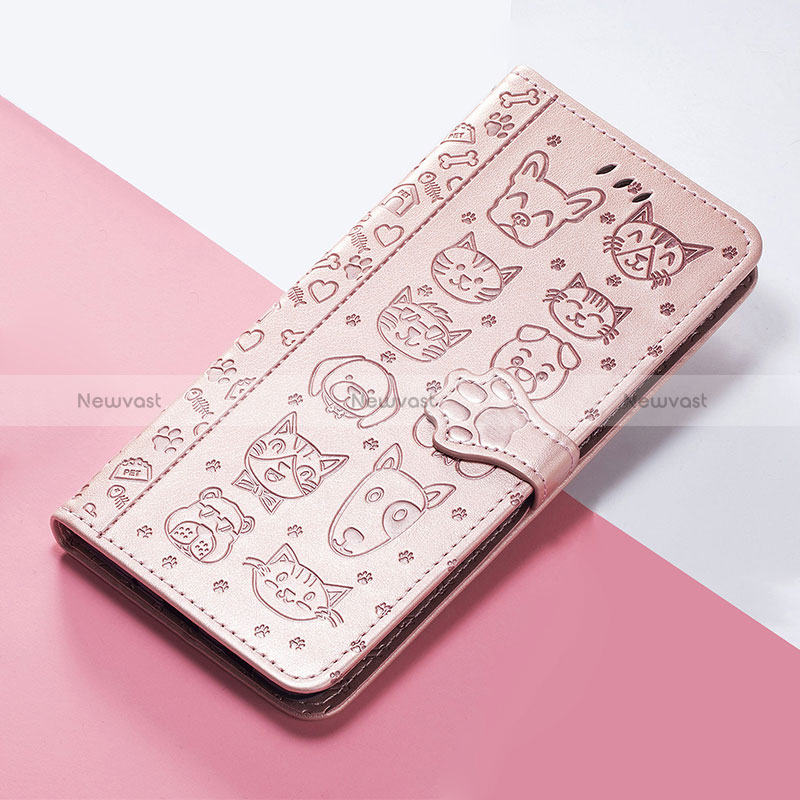 Leather Case Stands Fashionable Pattern Flip Cover Holder S05D for Huawei Honor Magic3 5G