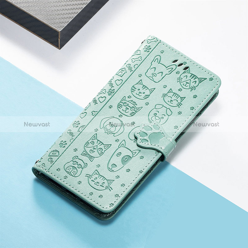 Leather Case Stands Fashionable Pattern Flip Cover Holder S05D for Huawei Honor Magic5 5G