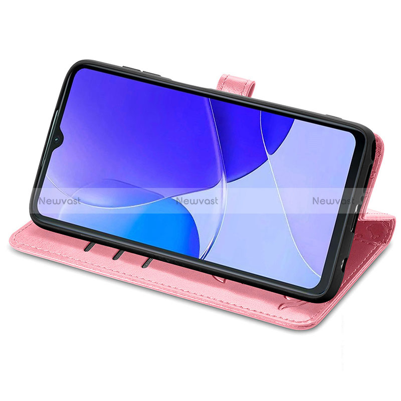 Leather Case Stands Fashionable Pattern Flip Cover Holder S05D for Huawei Nova Y91