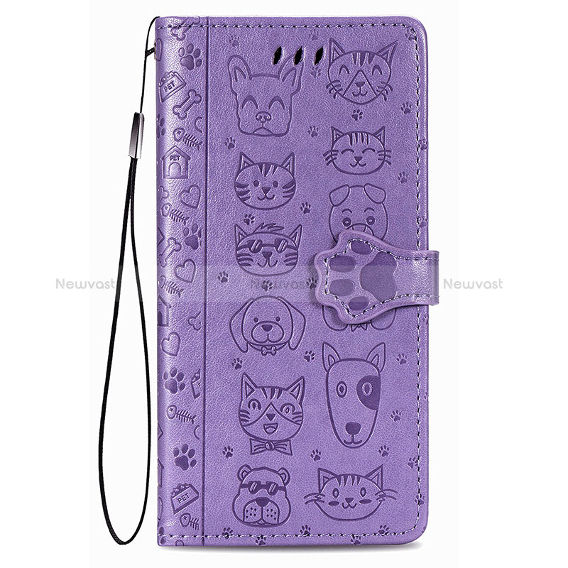 Leather Case Stands Fashionable Pattern Flip Cover Holder S05D for Samsung Galaxy S22 Plus 5G