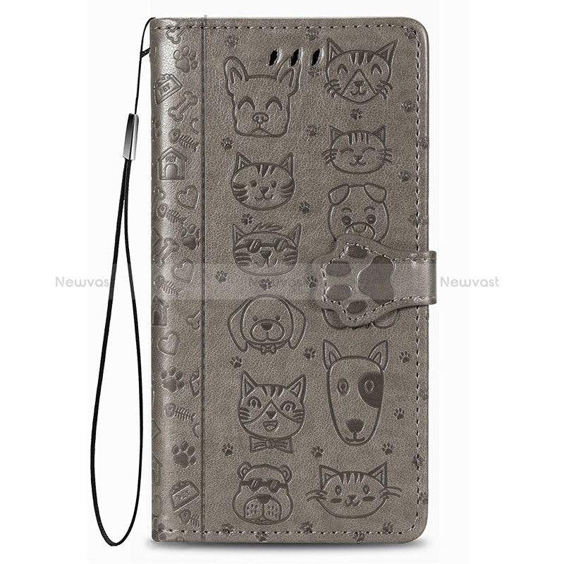 Leather Case Stands Fashionable Pattern Flip Cover Holder S05D for Samsung Galaxy S22 Plus 5G