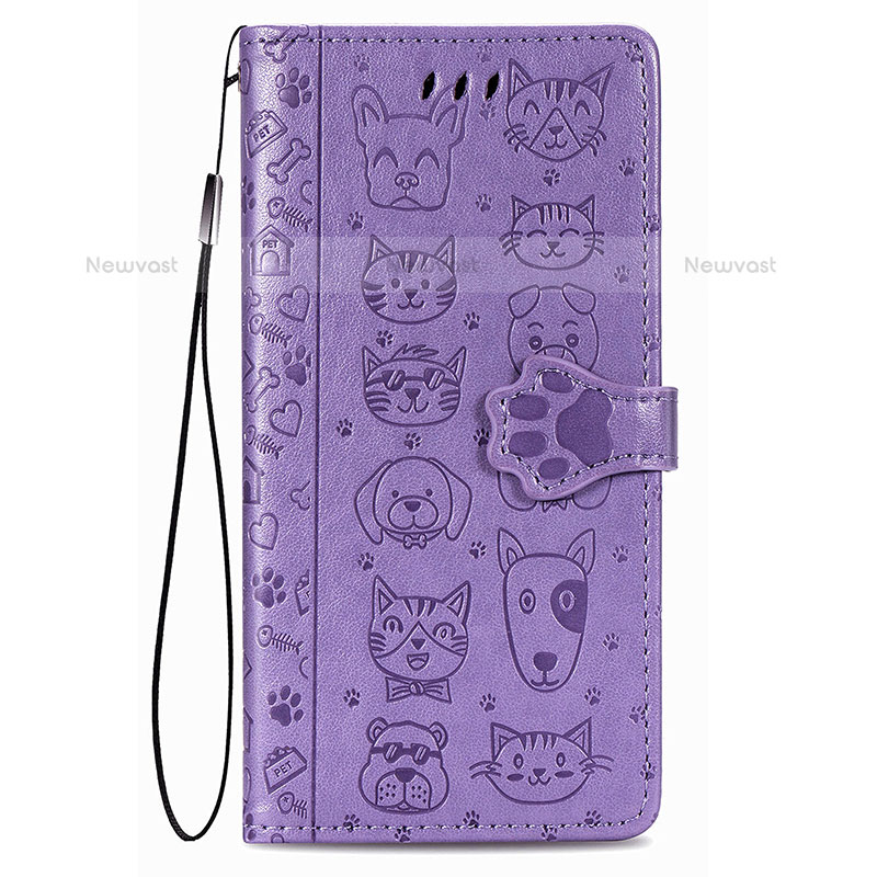 Leather Case Stands Fashionable Pattern Flip Cover Holder S05D for Samsung Galaxy S23 5G