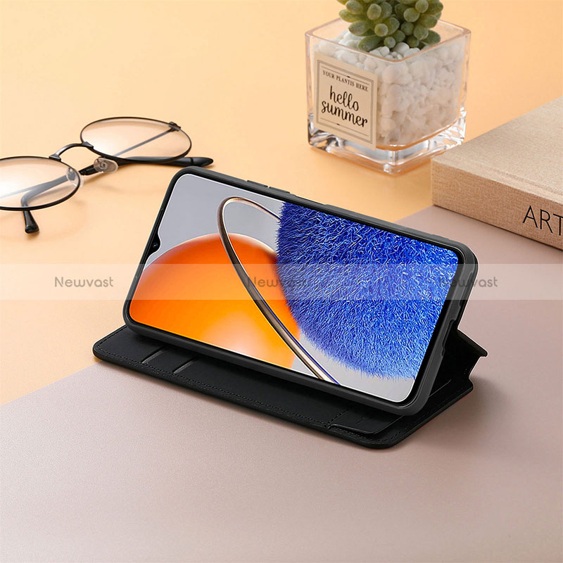 Leather Case Stands Fashionable Pattern Flip Cover Holder S06D for Huawei Enjoy 50z