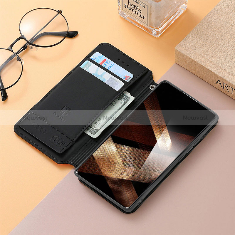 Leather Case Stands Fashionable Pattern Flip Cover Holder S06D for Huawei Honor X7b