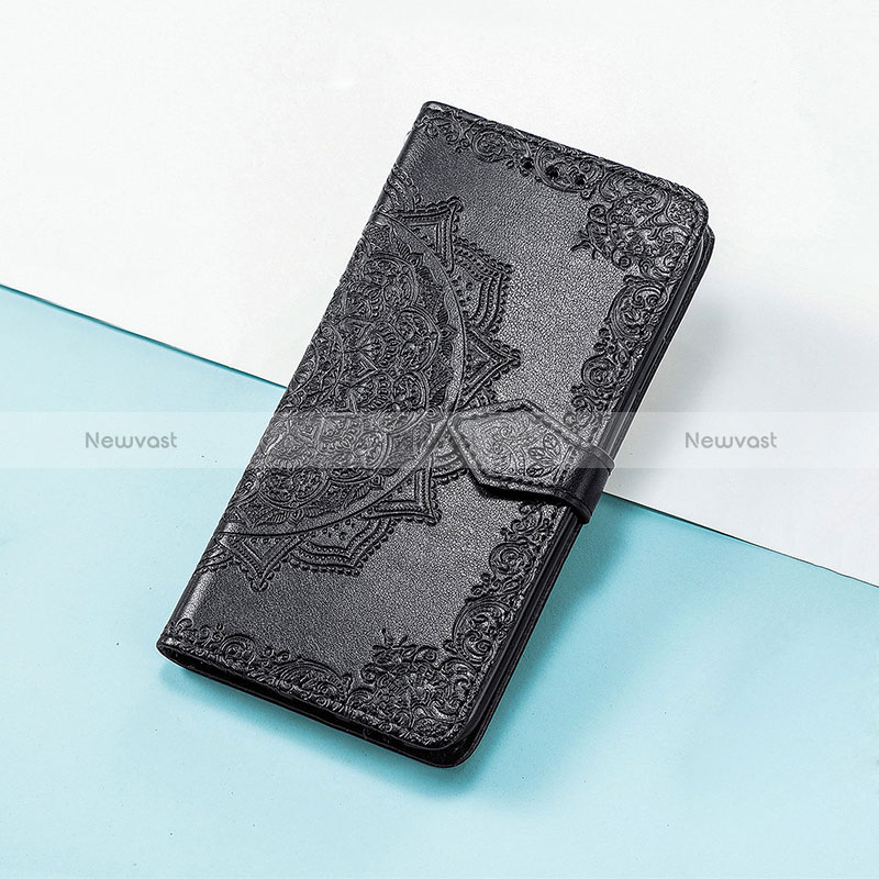 Leather Case Stands Fashionable Pattern Flip Cover Holder S07D for Huawei Enjoy 50z