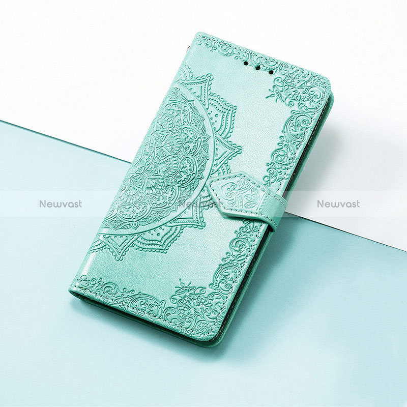 Leather Case Stands Fashionable Pattern Flip Cover Holder S07D for Huawei Honor Magic3 5G