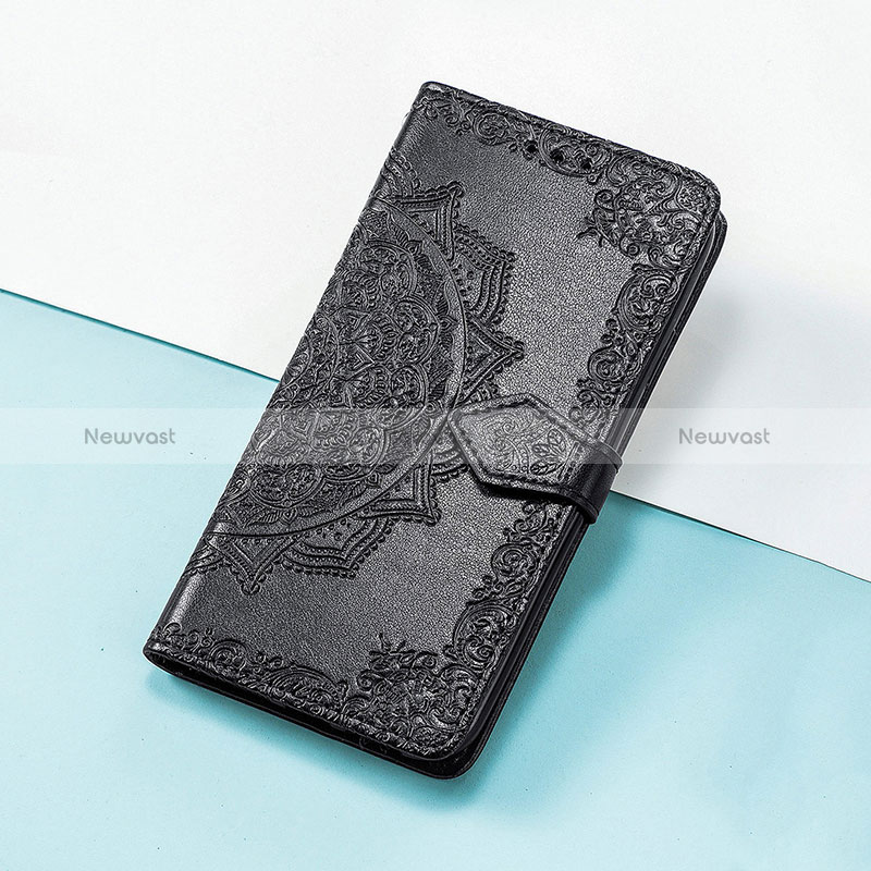 Leather Case Stands Fashionable Pattern Flip Cover Holder S07D for Huawei Honor Magic3 5G