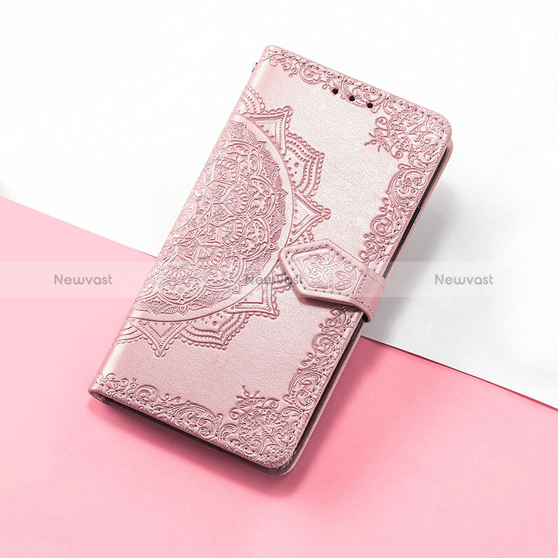 Leather Case Stands Fashionable Pattern Flip Cover Holder S07D for Huawei Honor Magic3 5G