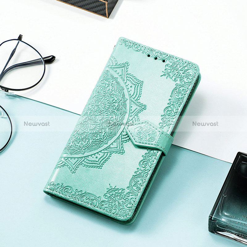 Leather Case Stands Fashionable Pattern Flip Cover Holder S07D for Huawei Honor Magic5 Pro 5G