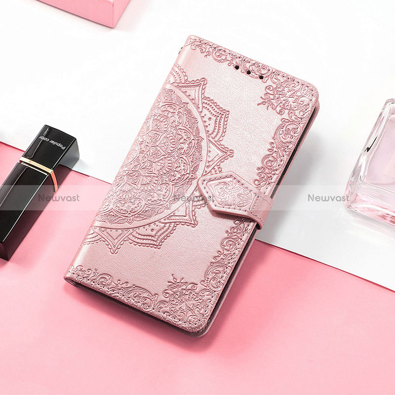 Leather Case Stands Fashionable Pattern Flip Cover Holder S07D for Huawei Honor Magic5 Pro 5G