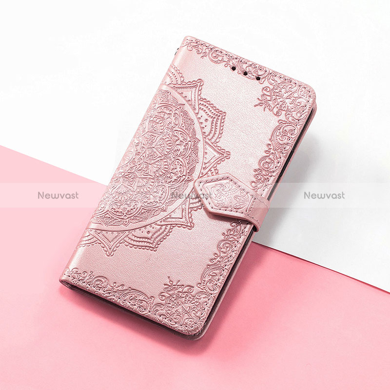 Leather Case Stands Fashionable Pattern Flip Cover Holder S07D for Huawei Nova 10 Pro