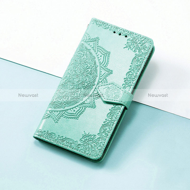 Leather Case Stands Fashionable Pattern Flip Cover Holder S07D for Huawei Nova 10 SE