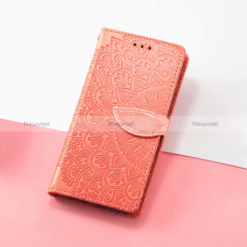 Leather Case Stands Fashionable Pattern Flip Cover Holder S08D for Google Pixel 7a 5G
