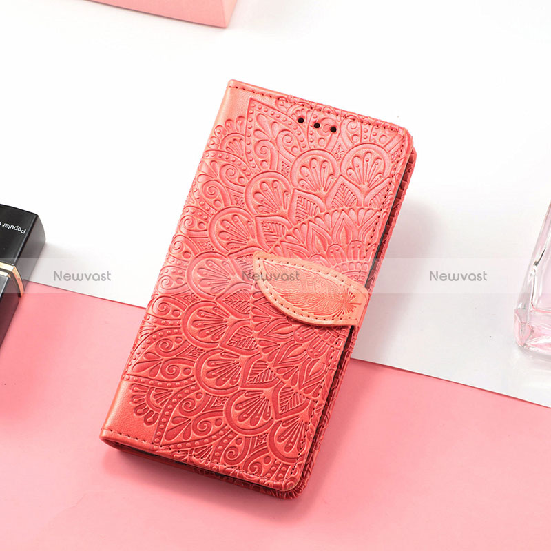 Leather Case Stands Fashionable Pattern Flip Cover Holder S08D for Huawei Honor Magic3 5G