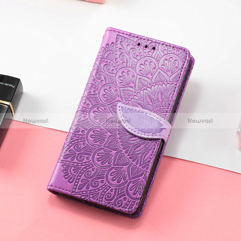 Leather Case Stands Fashionable Pattern Flip Cover Holder S08D for Huawei Honor Magic3 Pro 5G