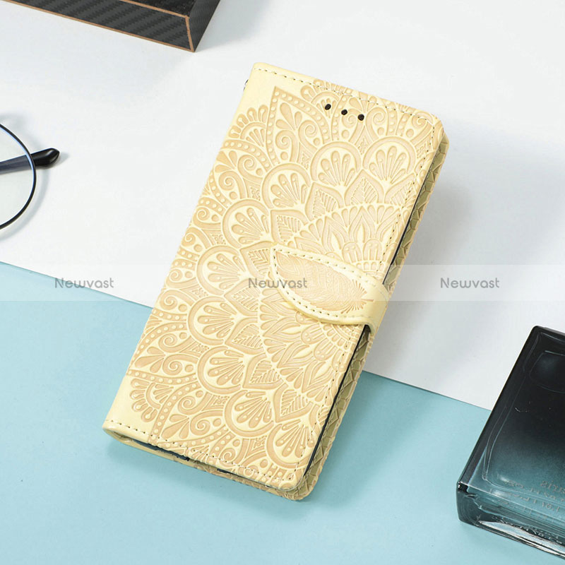 Leather Case Stands Fashionable Pattern Flip Cover Holder S08D for Huawei Honor Magic3 Pro 5G