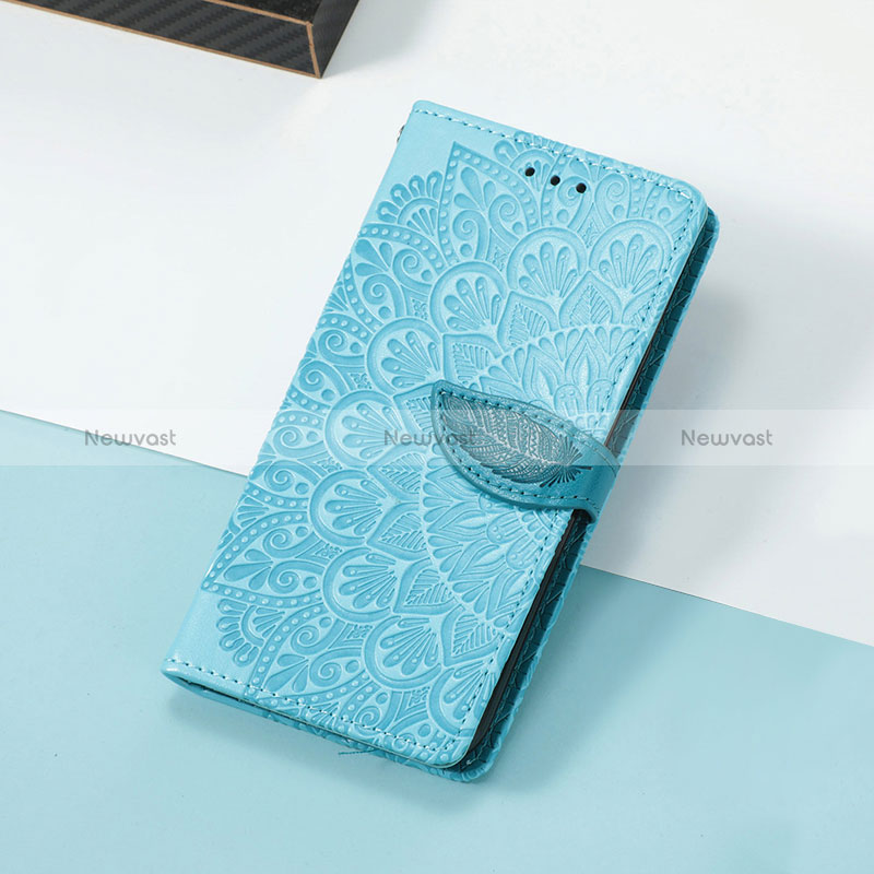 Leather Case Stands Fashionable Pattern Flip Cover Holder S08D for Huawei Honor X30i