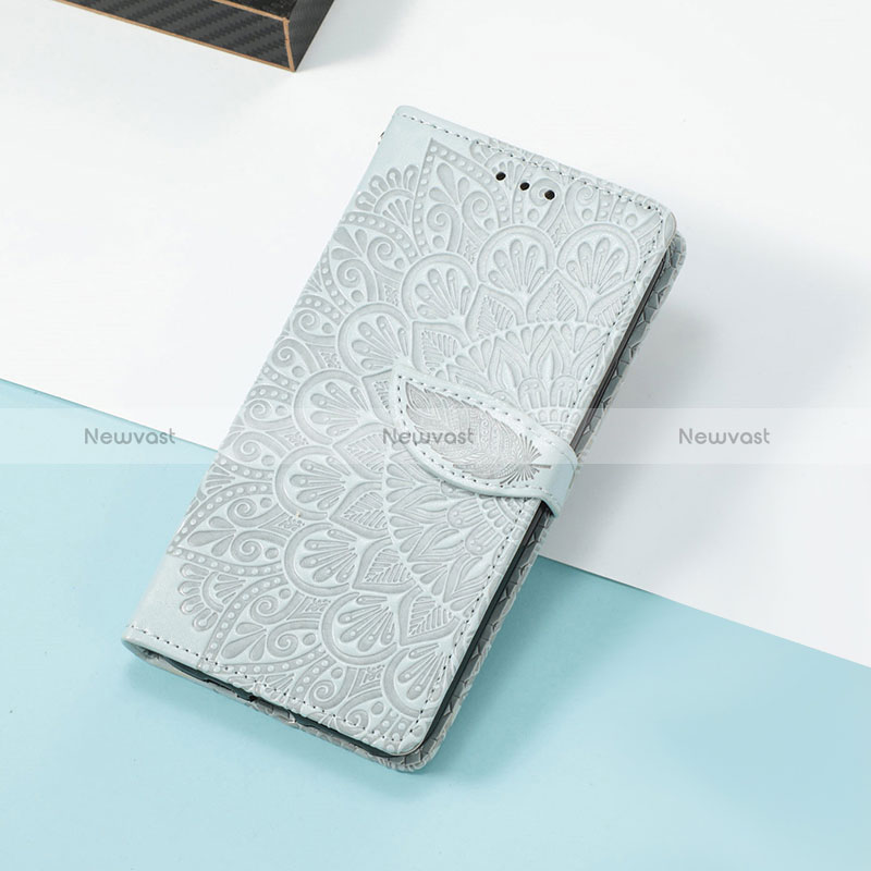 Leather Case Stands Fashionable Pattern Flip Cover Holder S08D for Huawei Honor X30i