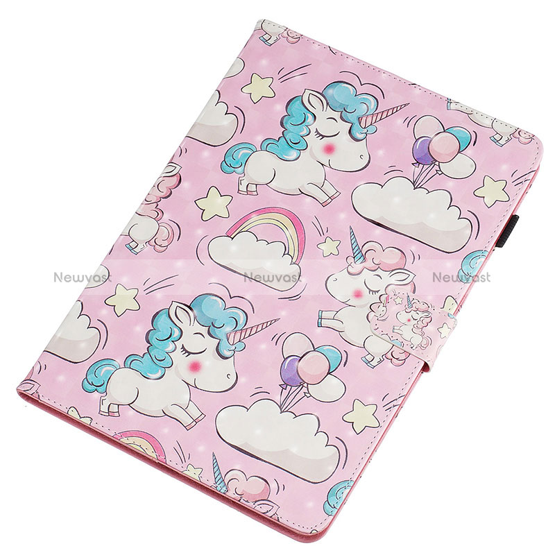 Leather Case Stands Fashionable Pattern Flip Cover Holder Y01B for Apple iPad 10.2 (2019)