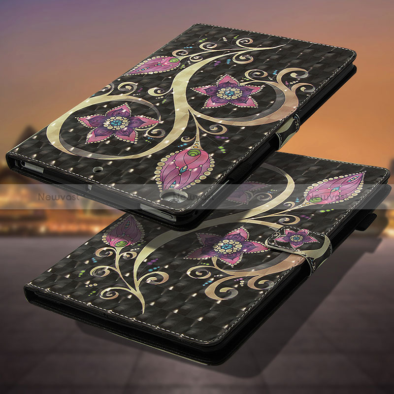 Leather Case Stands Fashionable Pattern Flip Cover Holder Y01B for Apple iPad Air 2