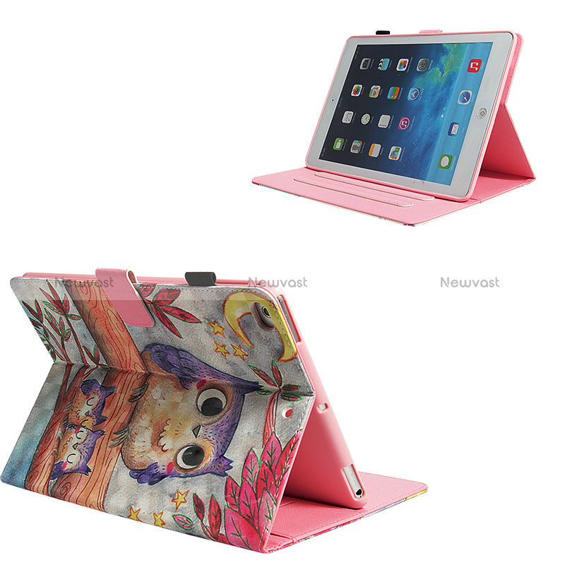 Leather Case Stands Fashionable Pattern Flip Cover Holder Y01B for Apple iPad Air 2